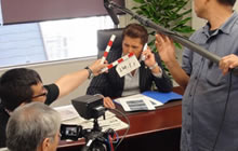 竹内式さん主演作品の撮影