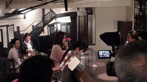 竹内力さん撮影 バー1