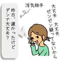 浮気チェック　帰宅時間のイメージ　女性編